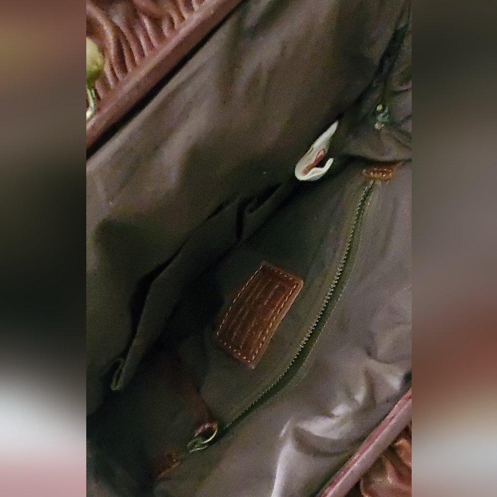 Lucky Brand Rich Brown Leather Satchel - Picture 6 of 16